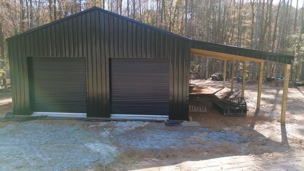 Pole Barn Construction for A Carpenter's Son in Williamson, GA