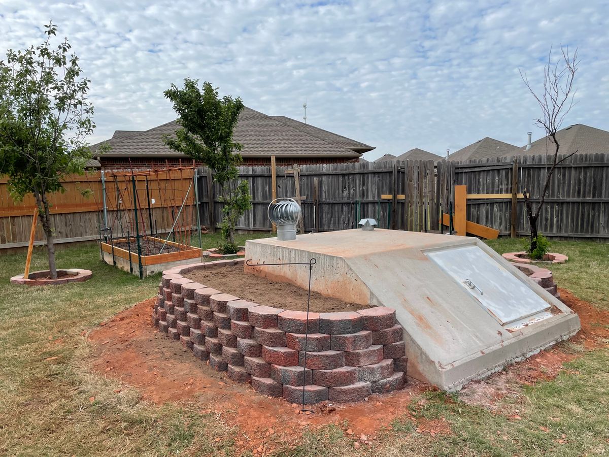 Retaining Wall Construction for Stallion Design And Construction in Norman, OK