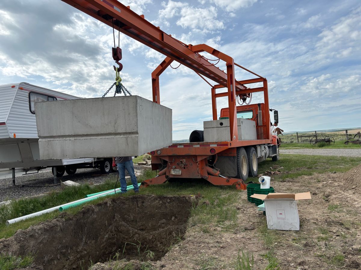 Foundation Digging for Z & S Construction in Billings Heights, MT