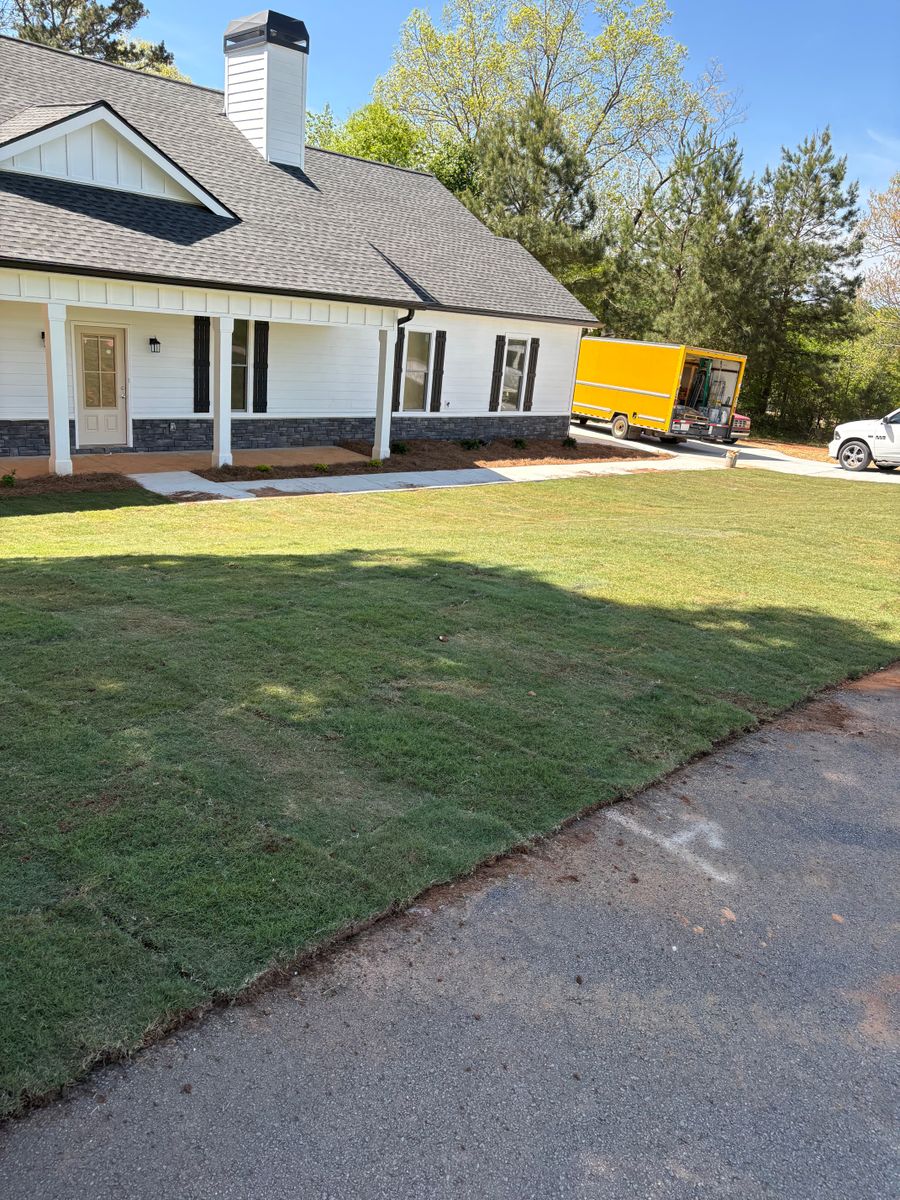 Sod Installation for Taylormade Lawn Management in Habersham County, GA