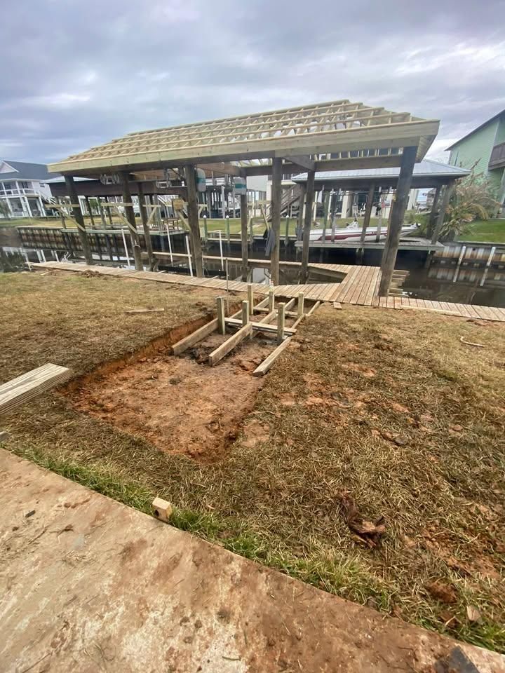 New Dock Construction for Coastal Marine Construction in Bay St. Louis, MS