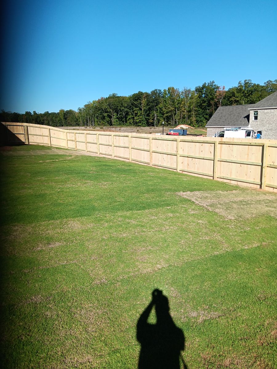 Wood Privacy Fences for Only Fences in Carroll County, GA