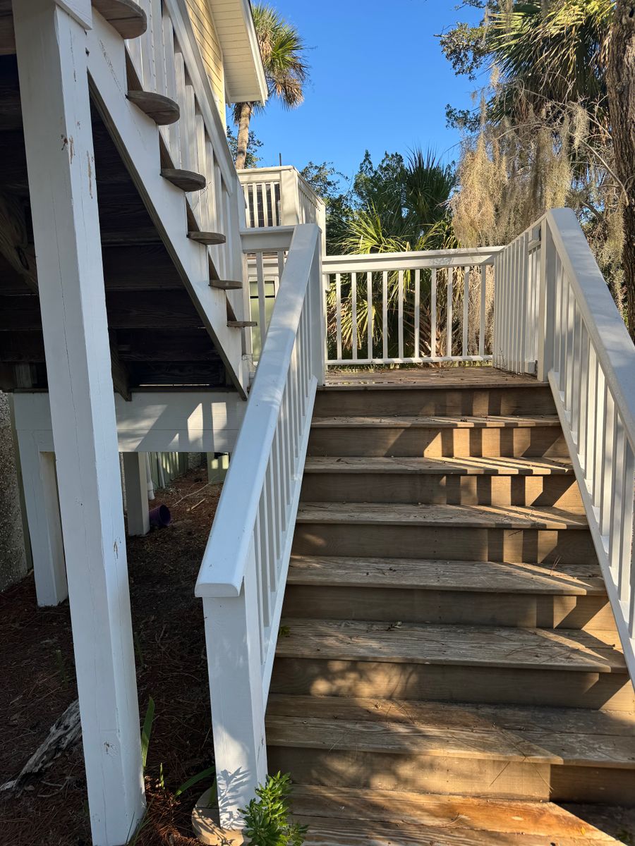 Deck & Patio Cleaning for Patriot Soft Wash LLC in Beaufort, SC