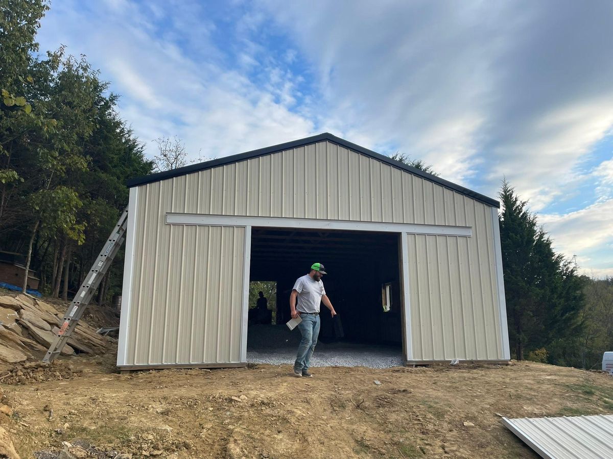 Pole Barns for Patterson Excavation in Dry Ridge, KY