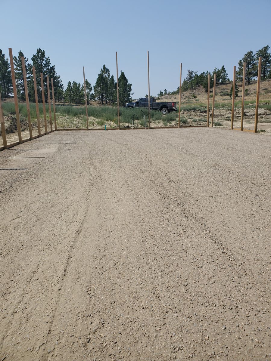 Concrete for Pinewood Construction. LLC in Miles City, MT