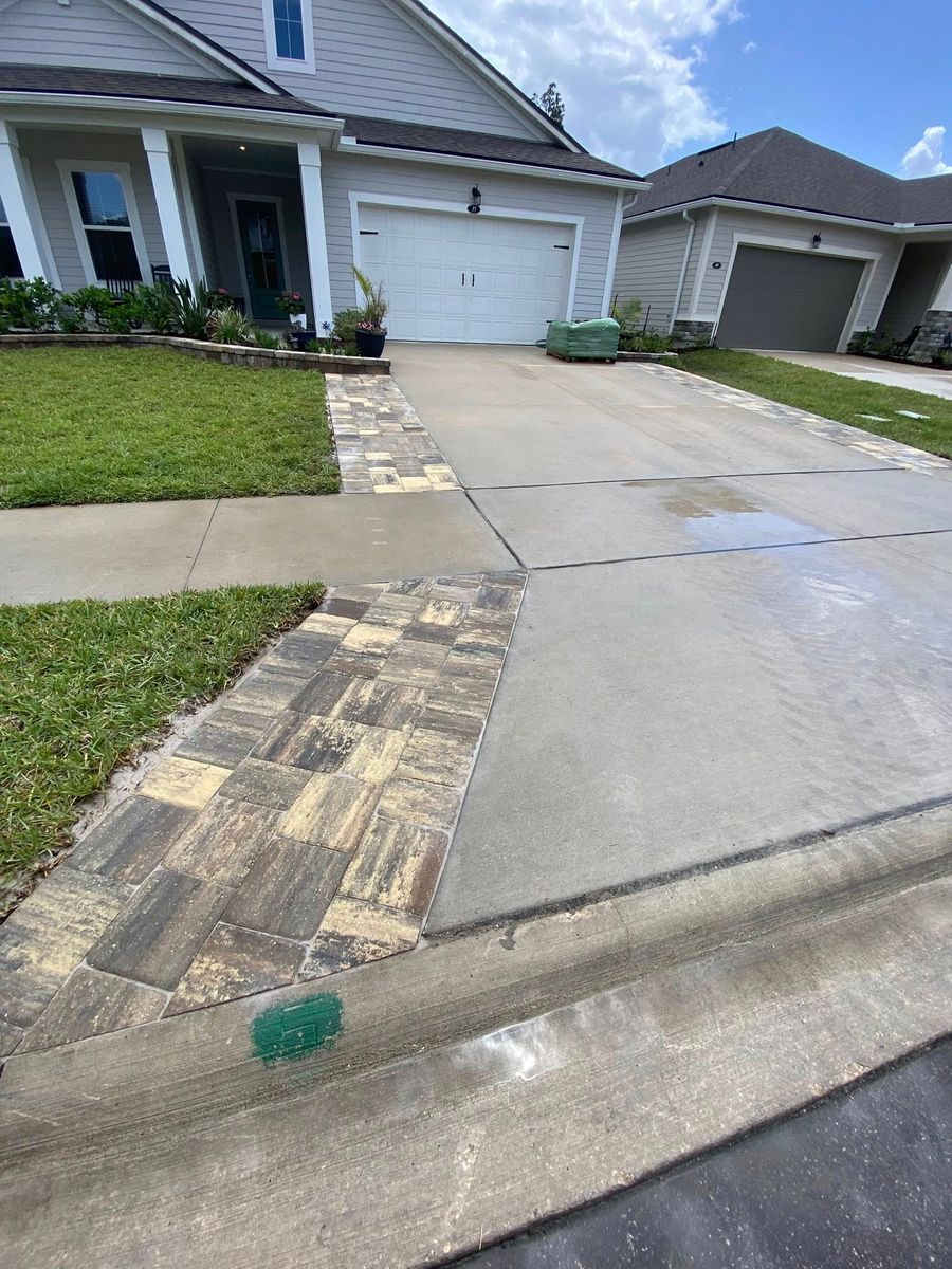 Walkway Design and Construction for L&D Pavers Stones LLC in Jacksonville, FL