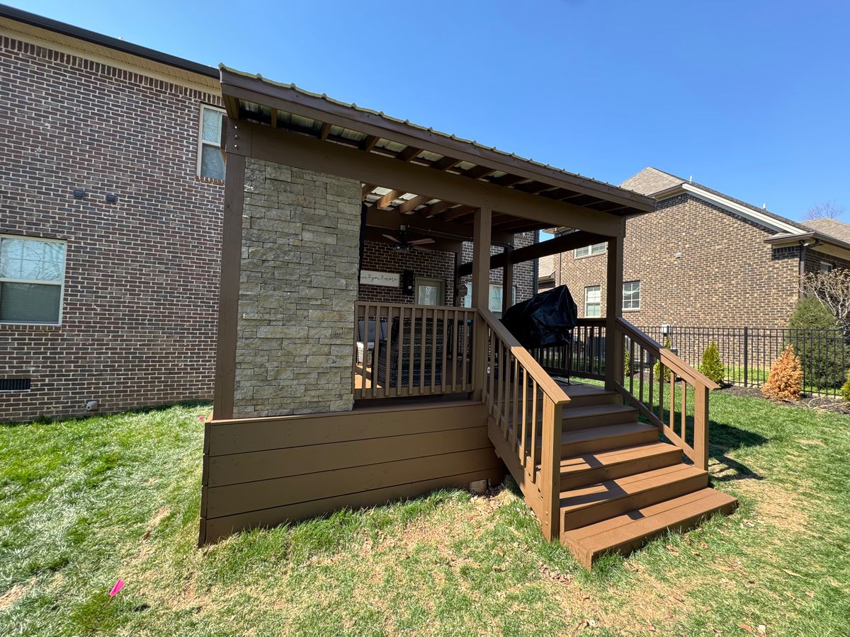 Deck & Patio Installation for Robenstine Construction in Franklin, TN