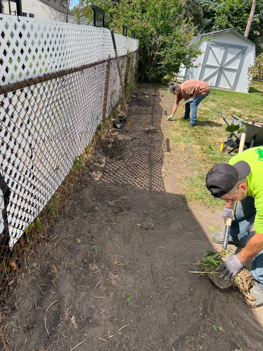 Land clearing for Alltimate Outdoor Services in Warren, MI