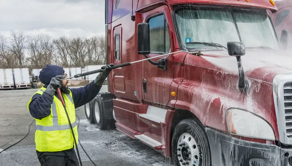 Semi-Truck Washing for MEAN KLEAN Pressure Washing in Knoxville, TN