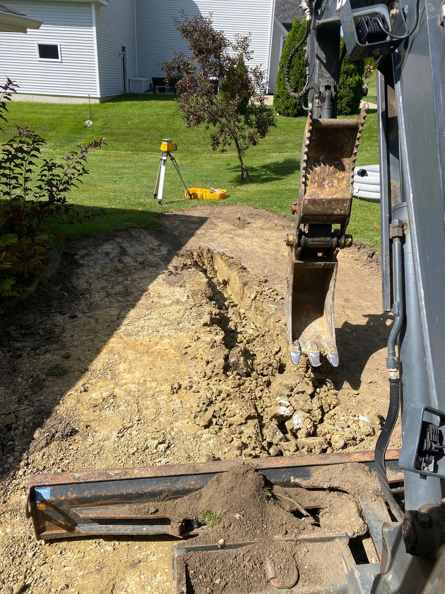 Driveway Install for TDC Excavating in Dubuque, IA