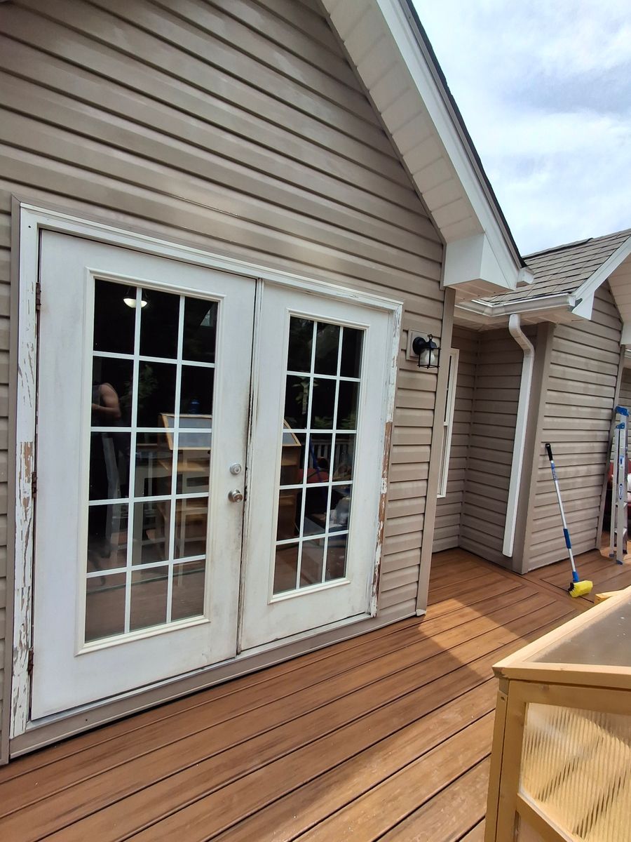 Deck Construction for P Martinez Painting in Salem, VA
