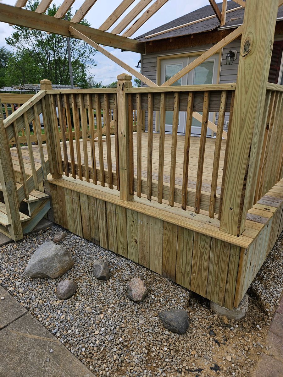 Decks for John Colvin's Home Improvement in Modoc,  IN