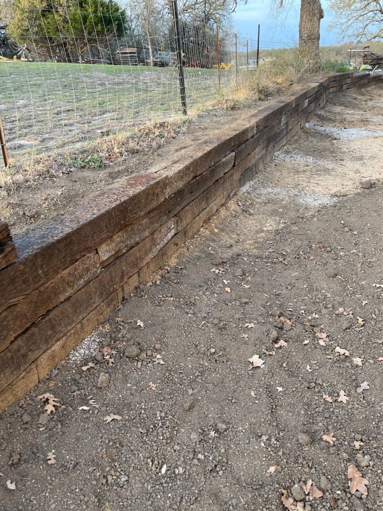 Retaining Walls for L & L Yard Services in Weatherford,  TX