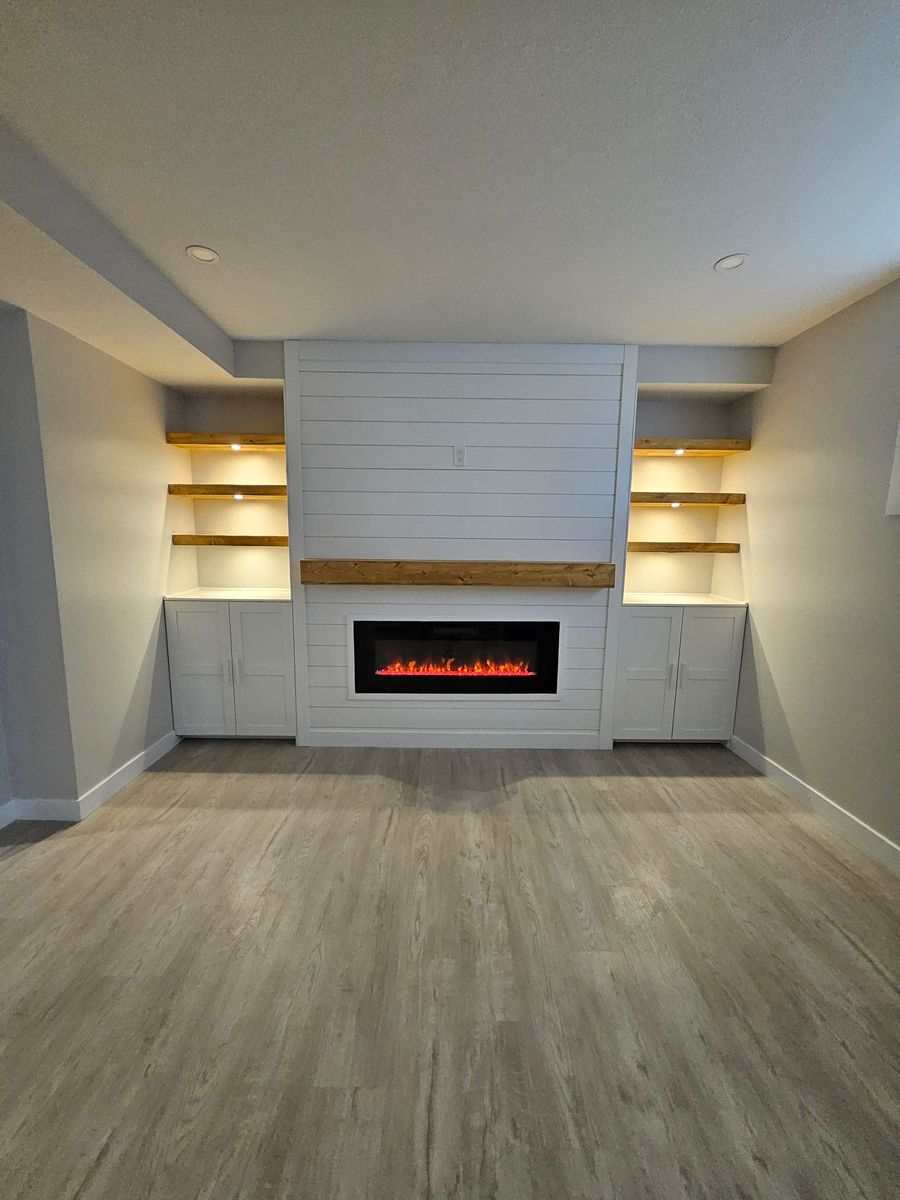 Basement Renovation for Skywalker Contracting Inc.  in Red Deer, Alberta