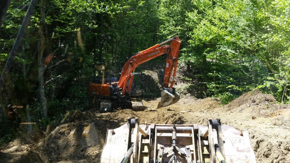 Sewer & Water & Power Lines for Andy Naylor Excavation in Stowe, VT