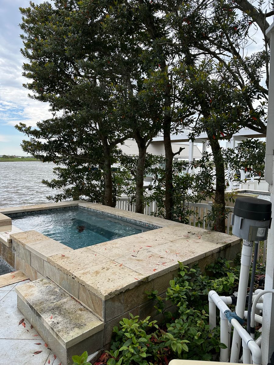 Pool Remodels for Texas Curb N Borders in Houston, TX