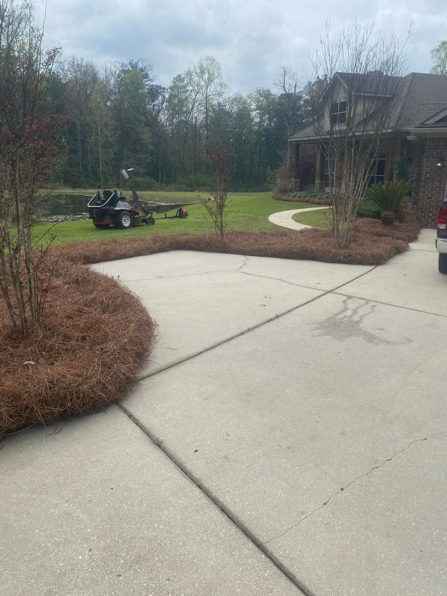 Garden Design and Installation for Johnson Lawn Care in Mobile, AL