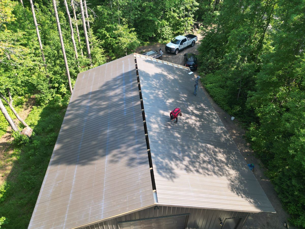 Metal Roofing Installation for Patriot Roofing Plus LLC in Pequot Lakes, MN