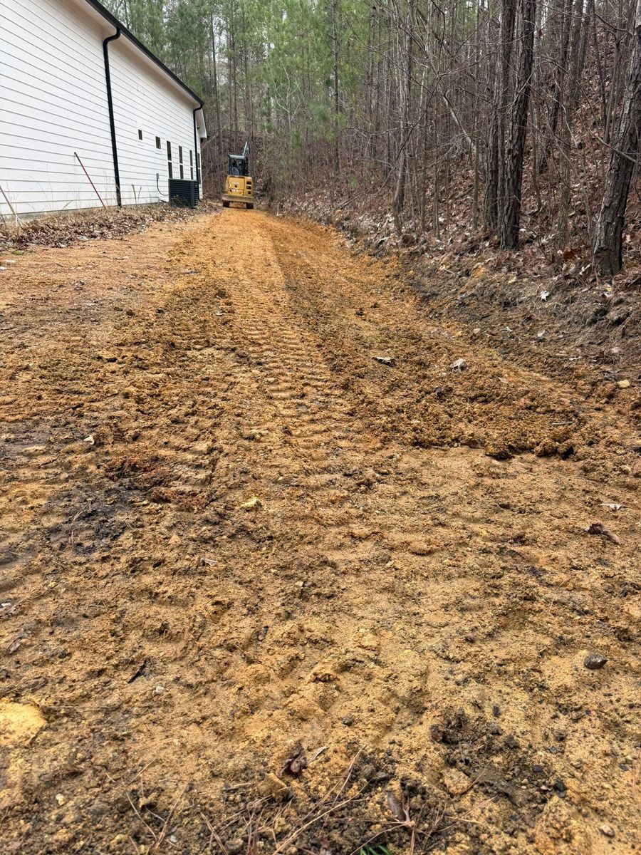 Excavation Services for Greenwood Lawn & Landscaping LLC in Talladega, Alabama