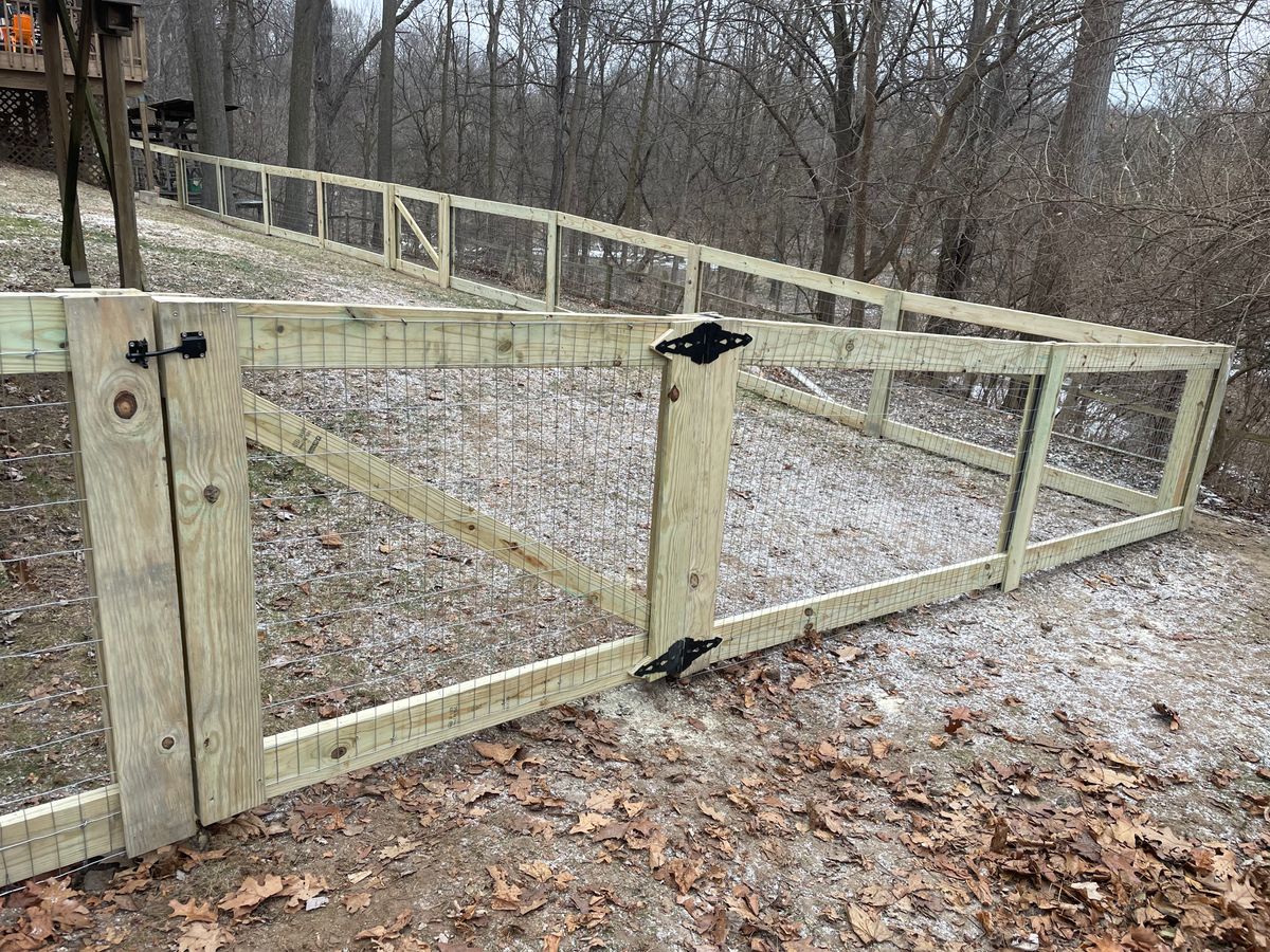 Fence Installation for TMF Services in Lapeer County, MI