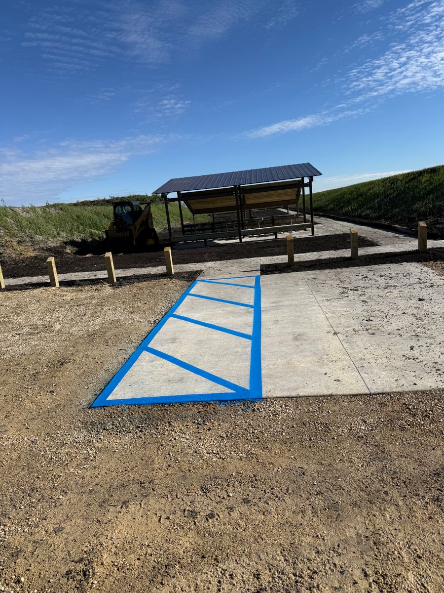 Line Striping for Midwest Line Striping LLC in Spirit Lake, IA