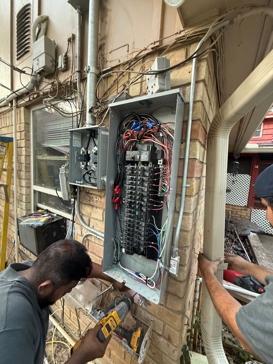 Electrical Works for Sylvester Construction in Flower Mound, TX