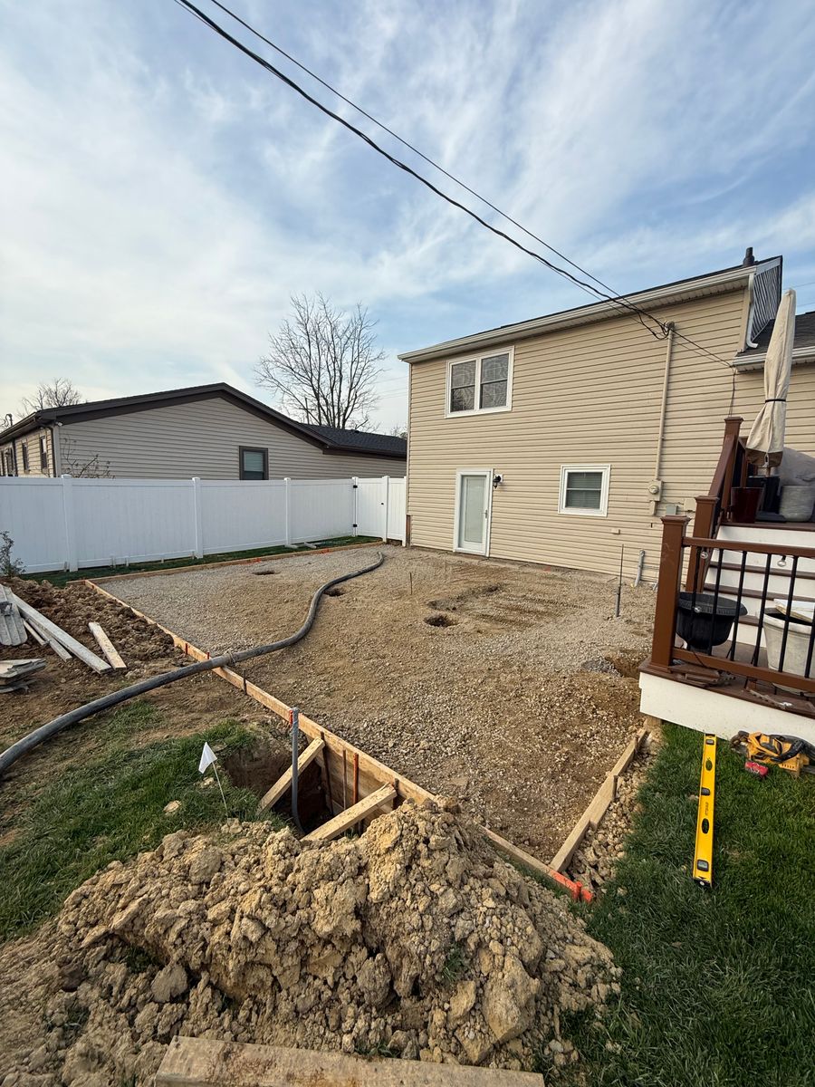 Patio Design & Installation for Buckel Concrete in New Albany, IN