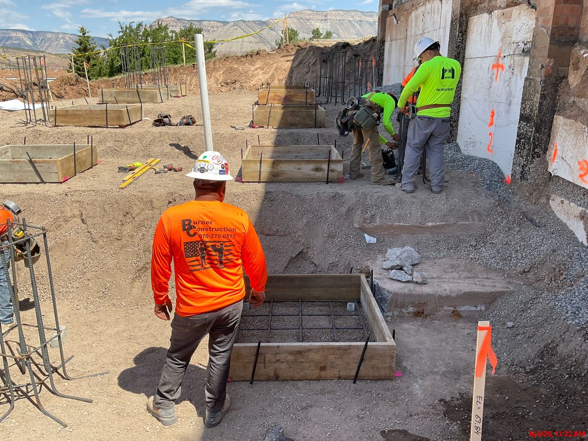 Structural Concrete for Burner Construction LLC in Grand Junction, CO