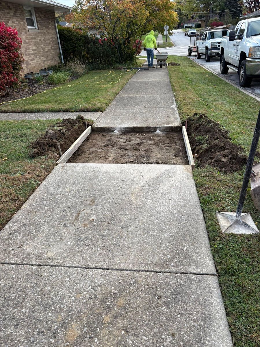 Concrete Slab Construction for Concrete Pros, LLC in Lorain, OH