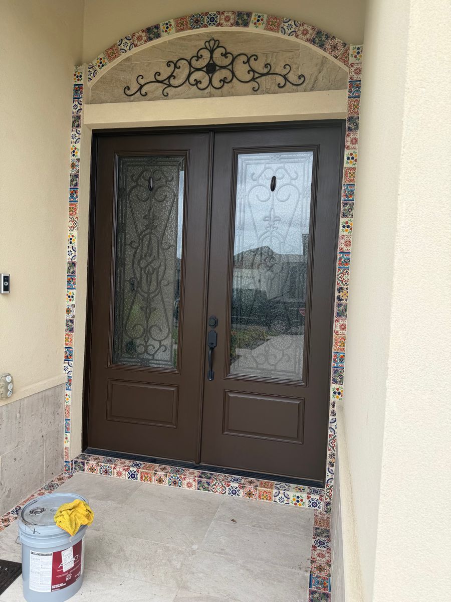 Exterior painting for Superior Painting and Metal Solutions in McAllen, TX