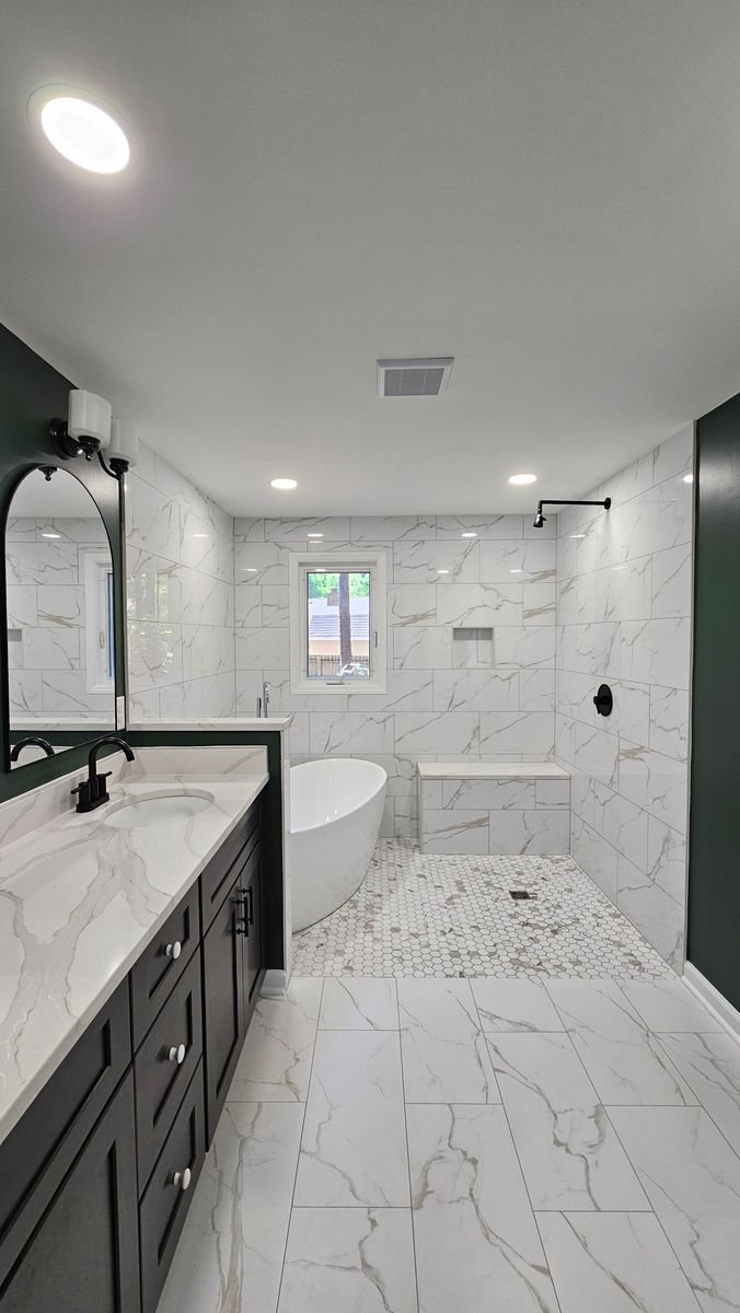 Bathroom Renovation for Futura Renovations in Durham, NC