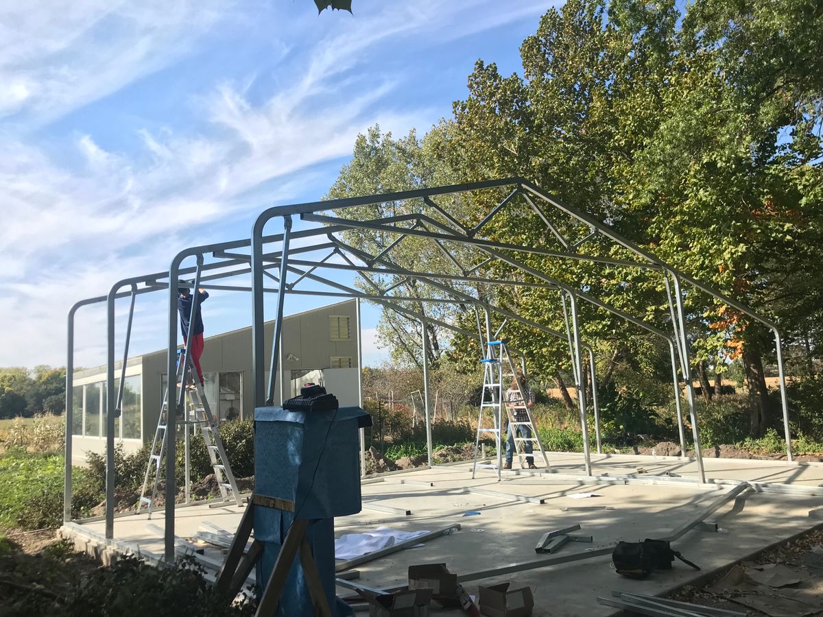 Garage Construction for Midwest Framing in Lawrence, KS