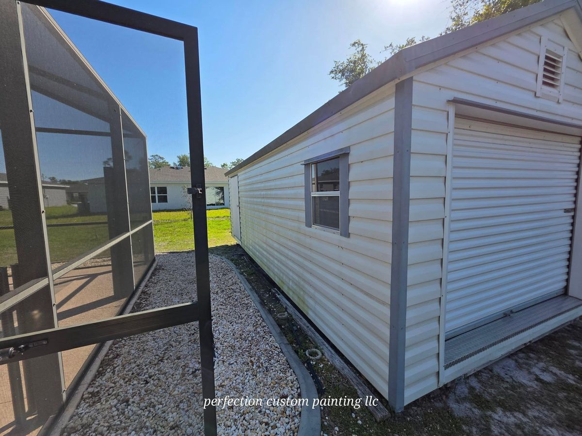 Pressure washing for Perfection Custom Painting LLC in Punta Gorda, FL