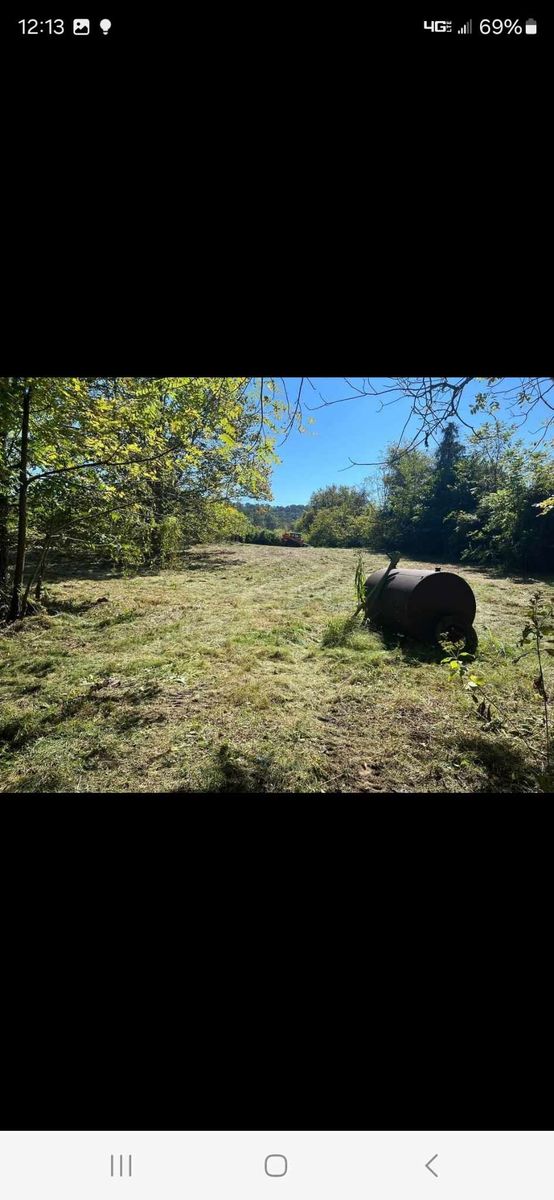 Bush hogging for M&L Lumber and Excavating in Jonesborough, TN