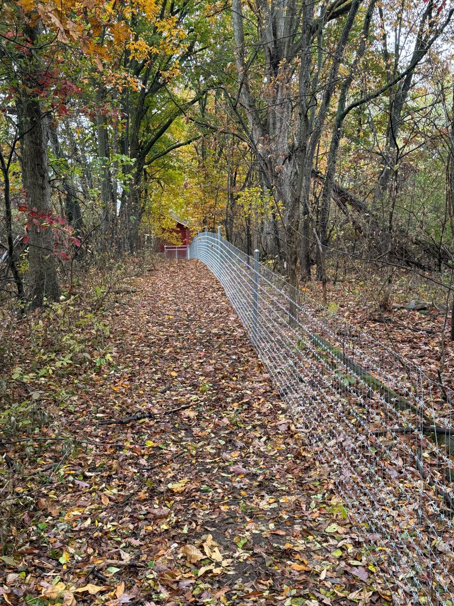 Fence Installation for TMF Services in Lapeer County, MI