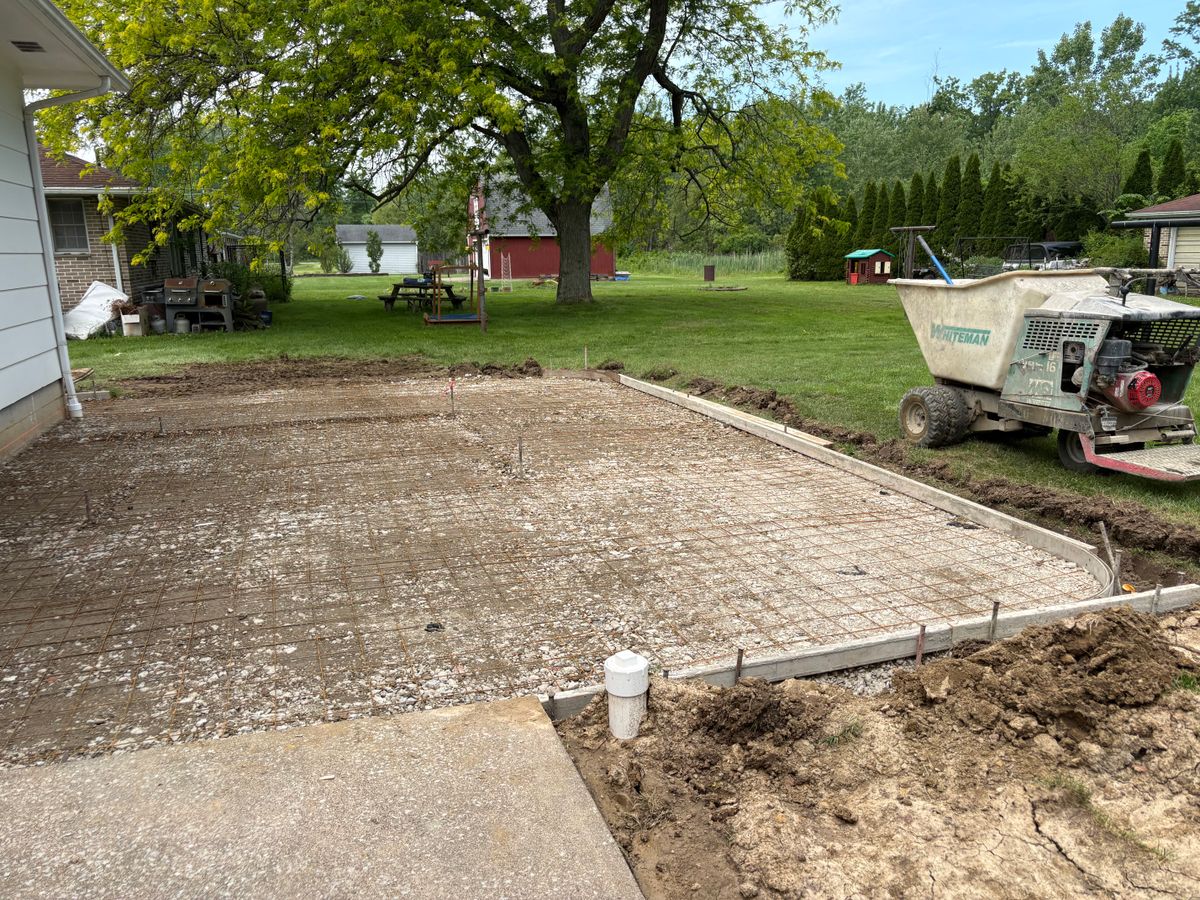 Concrete Slab Construction for Concrete Pros, LLC in Lorain, OH