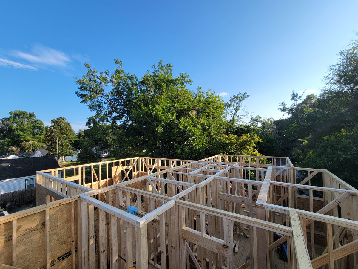 Framing for GVL Renovations in Greenville, SC