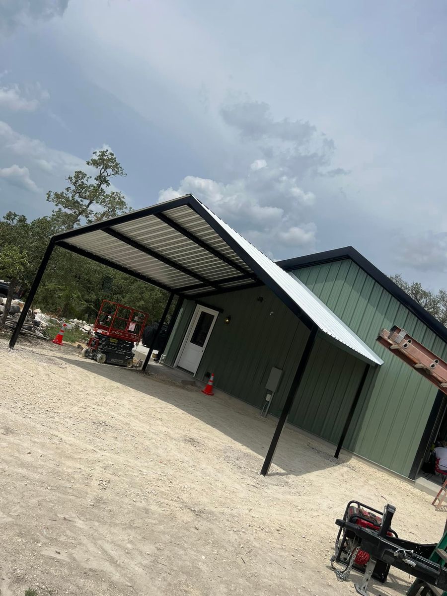 Carports for T&J Construction & Metalwork in Austin, TX