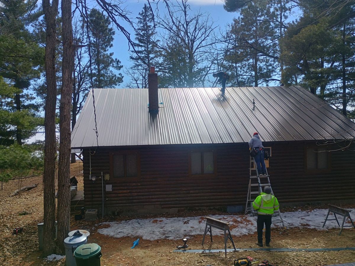 Metal Roofing Installation for Patriot Roofing Plus LLC in Pequot Lakes, MN