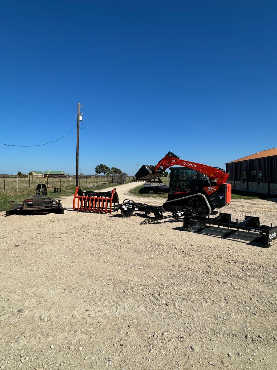 Skid Steer services for Marek Land Services in  Austin,  Texas