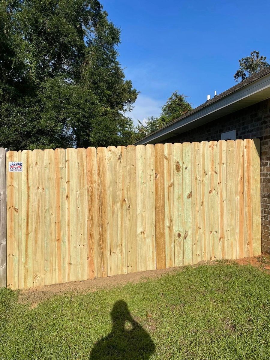 Fence Installation for Jaguar Fence in Mobile, AL