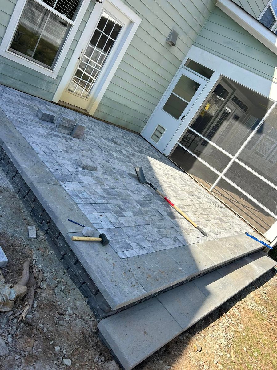 Patio Design & Construction for JMLP Lawn & Landscaping in Charlotte, NC