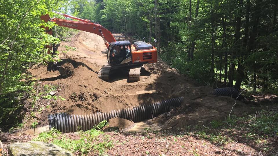 Sewer & Water & Power Lines for Andy Naylor Excavation in Stowe, VT