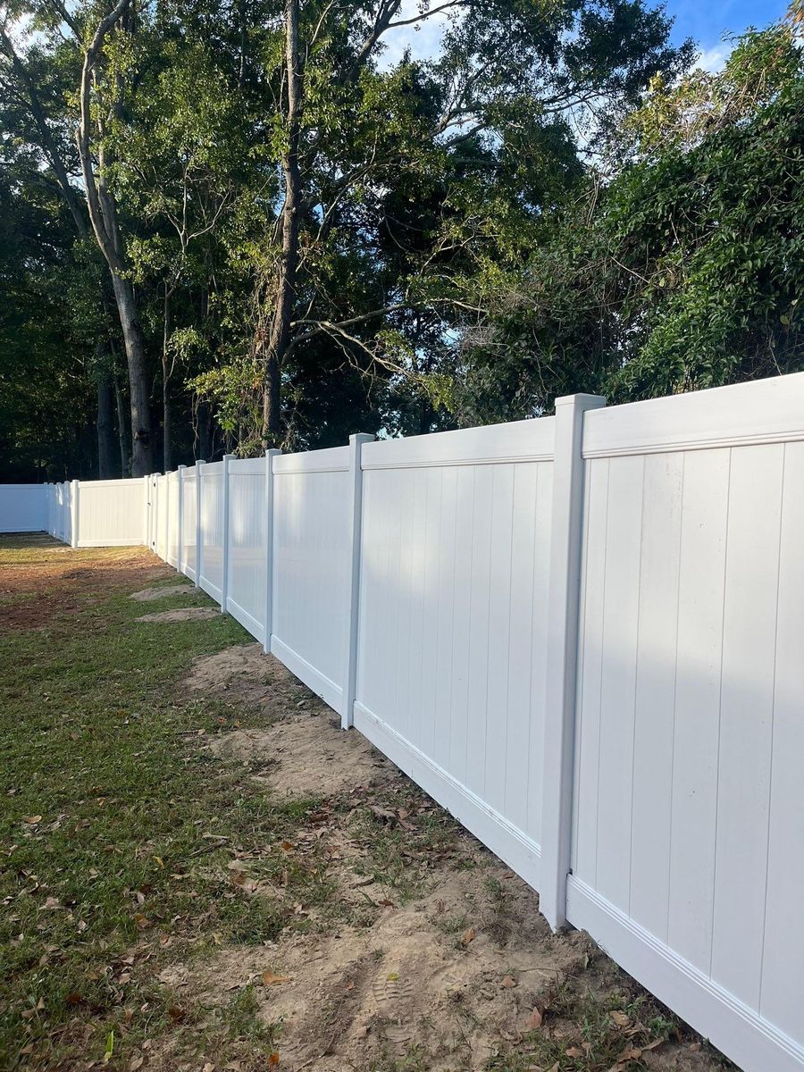 Fence Installation for JB Nealy Fence in Elgin, SC