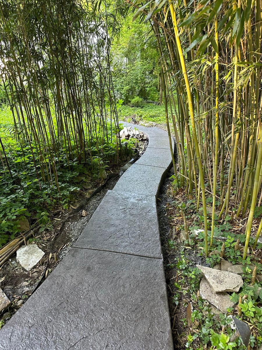 Stamped Concrete Installation for Berks Concrete & Construction LLC in Berks County, PA