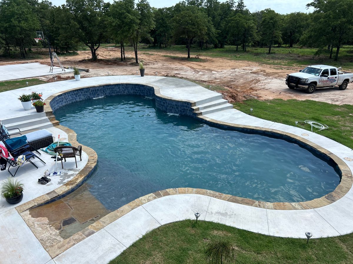 Excavation for Westbound Pools & Construction in Mustang, OK