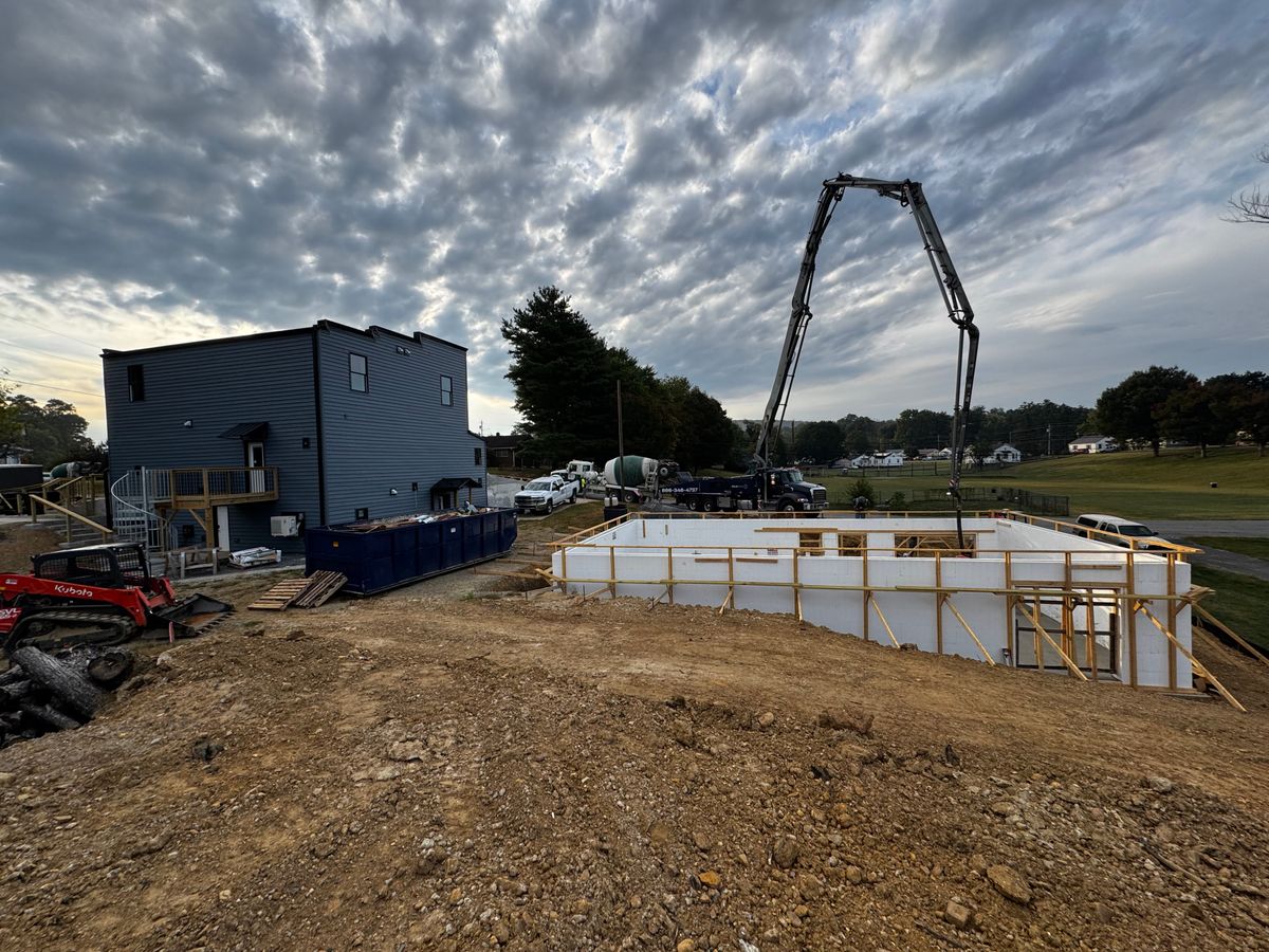 Concrete Foundations for The Amazing Concrete in Roanoke, VA