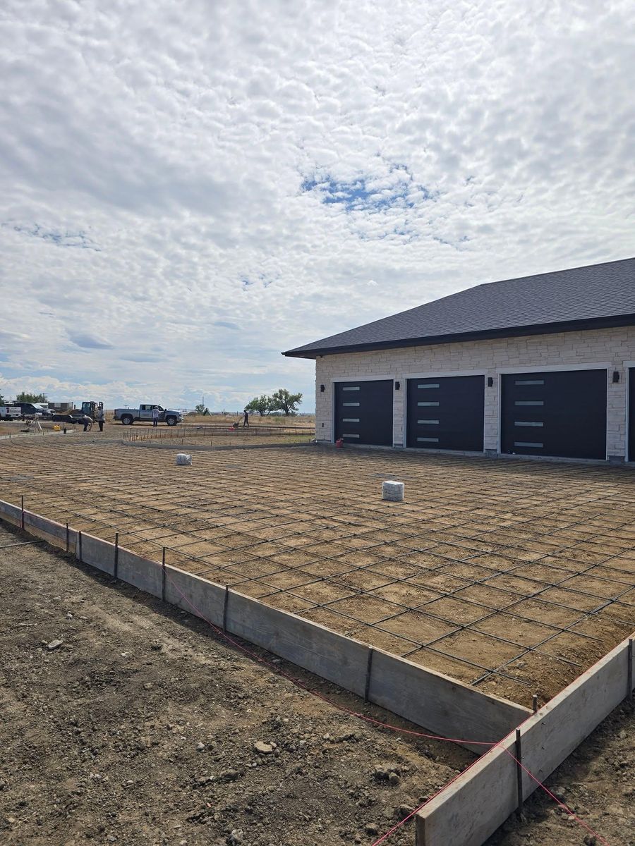 Concrete Slab Construction for Bazaldua Productions LLC. in Fort Collins, Colorado
