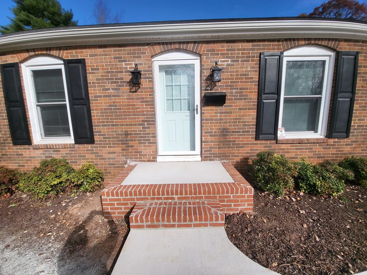 Brickwork for Miilan Construction in Boonville, NC