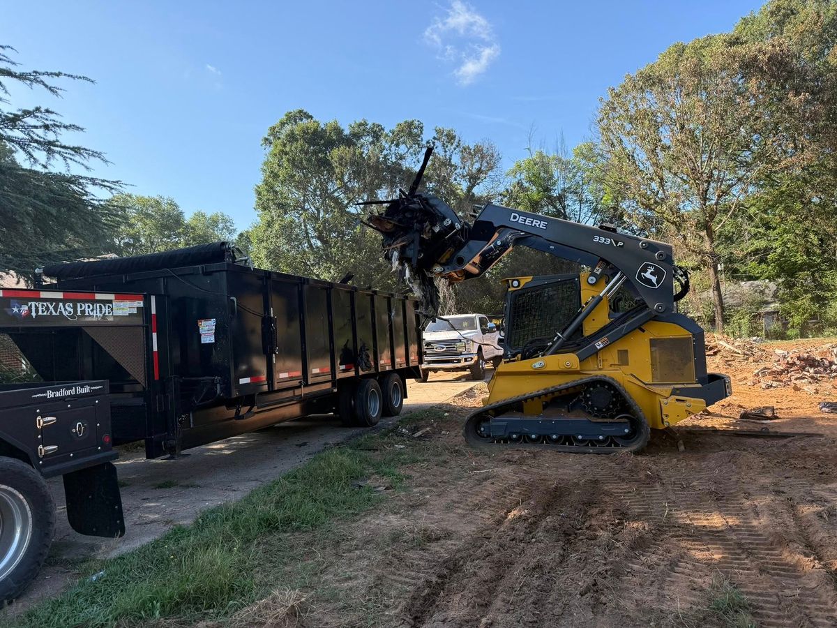 Land Clearing for Kelley Excavation & Land Services in Anderson, SC